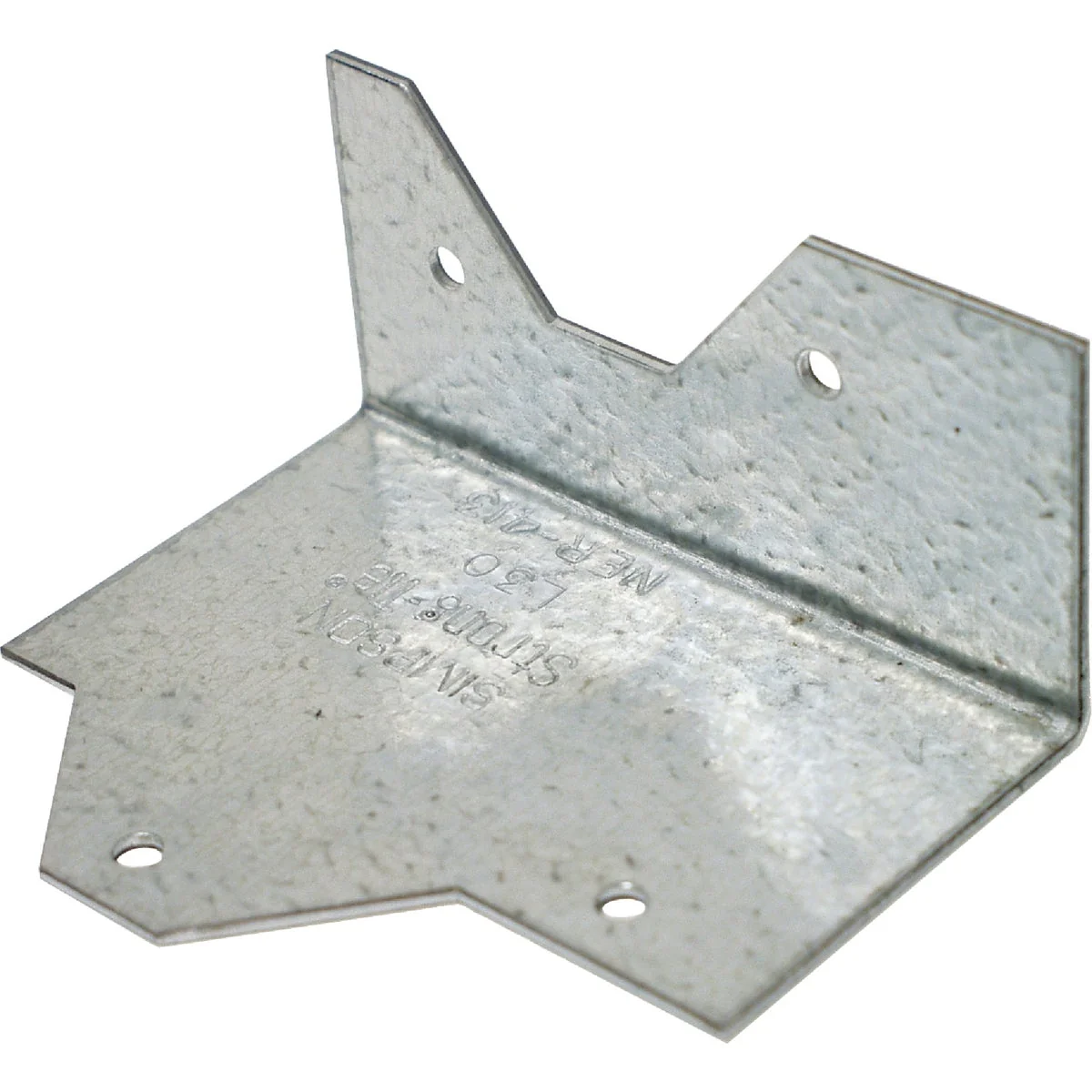 Next-Generation Simpson Strong-Tie 3 In. Galvanized Steel 16 ga Reinforcing L-Angle Green