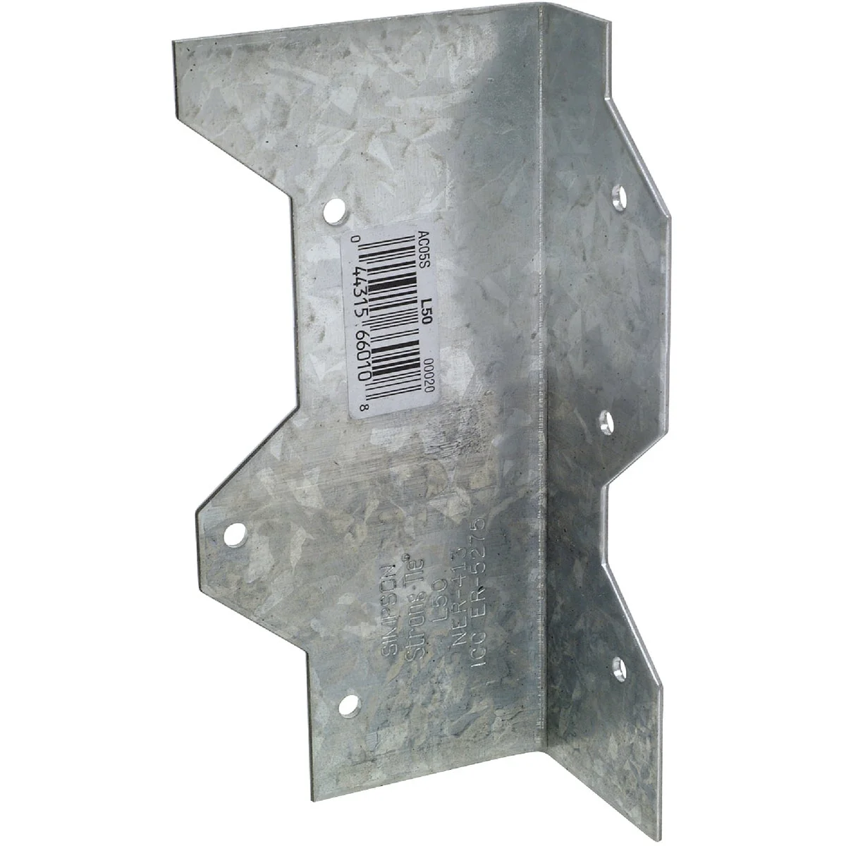 Advanced Simpson Strong-Tie 5 In. Galvanized Steel 16 ga Reinforcing L-Angle Sophisticated