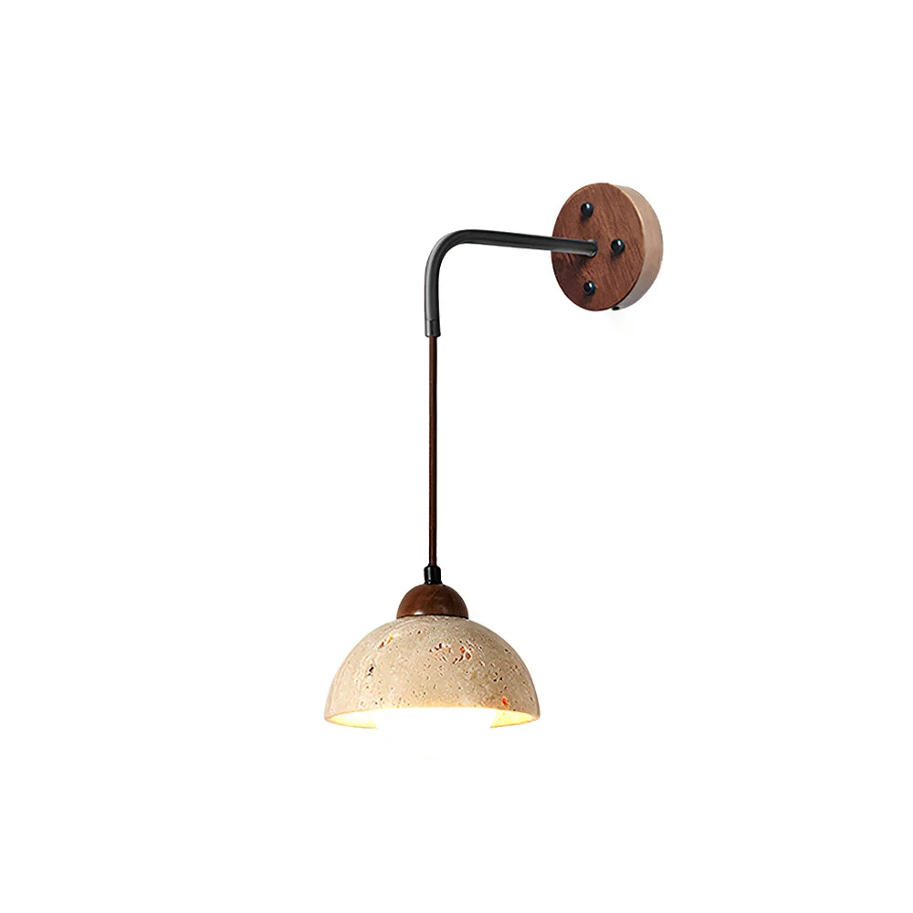 Top-Quality Wabi-sabi textured stone wall lamp Authentic