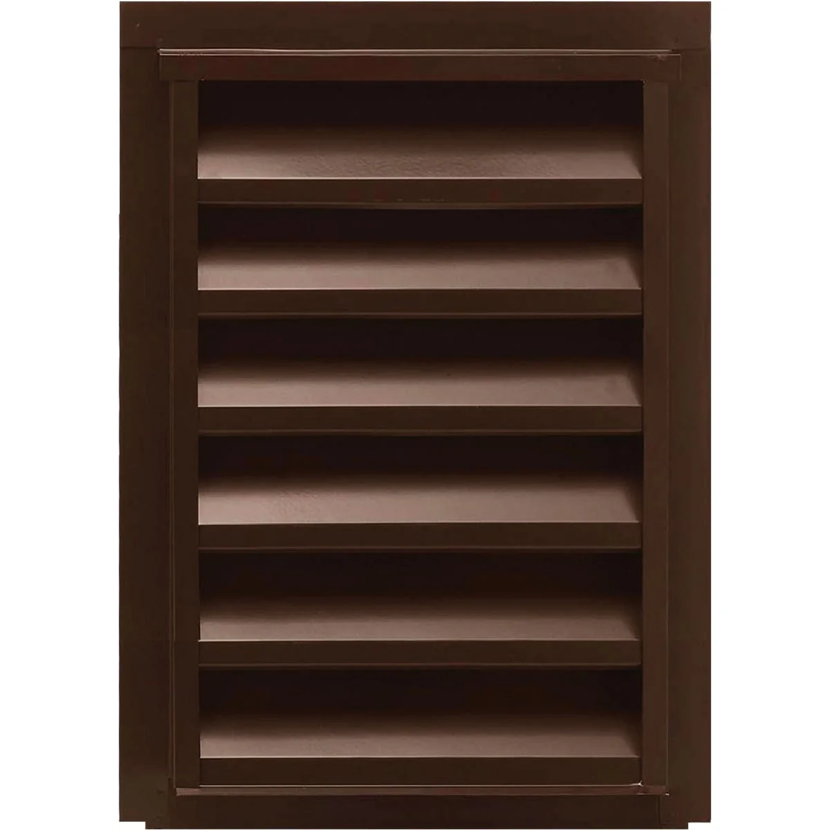 Long-Lasting NorWesco 12 x 18 Rectangular Brown Gable Attic Vent Luxury