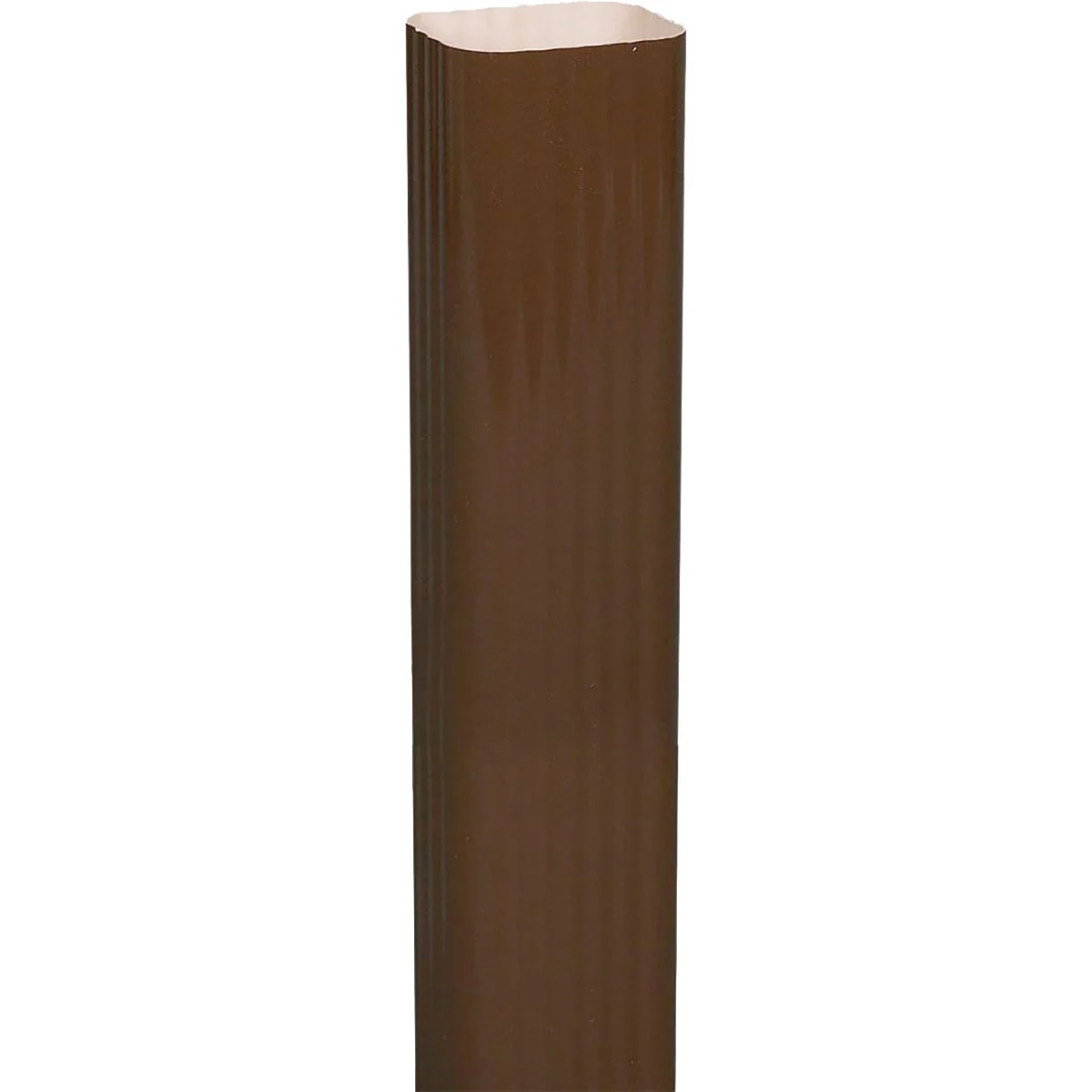 Trusted Spectra Metals 2 In. x 3 In. x 15 In. K-Style Brown Aluminum Downspout Extension Solid