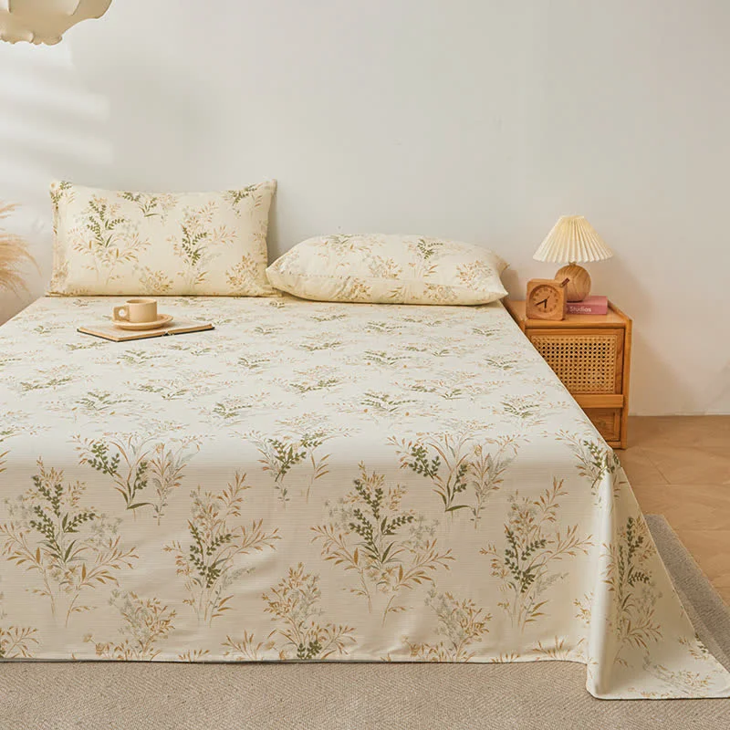 World-Class Pastoral Style Premium Cotton Breathable Coverlet Durable
