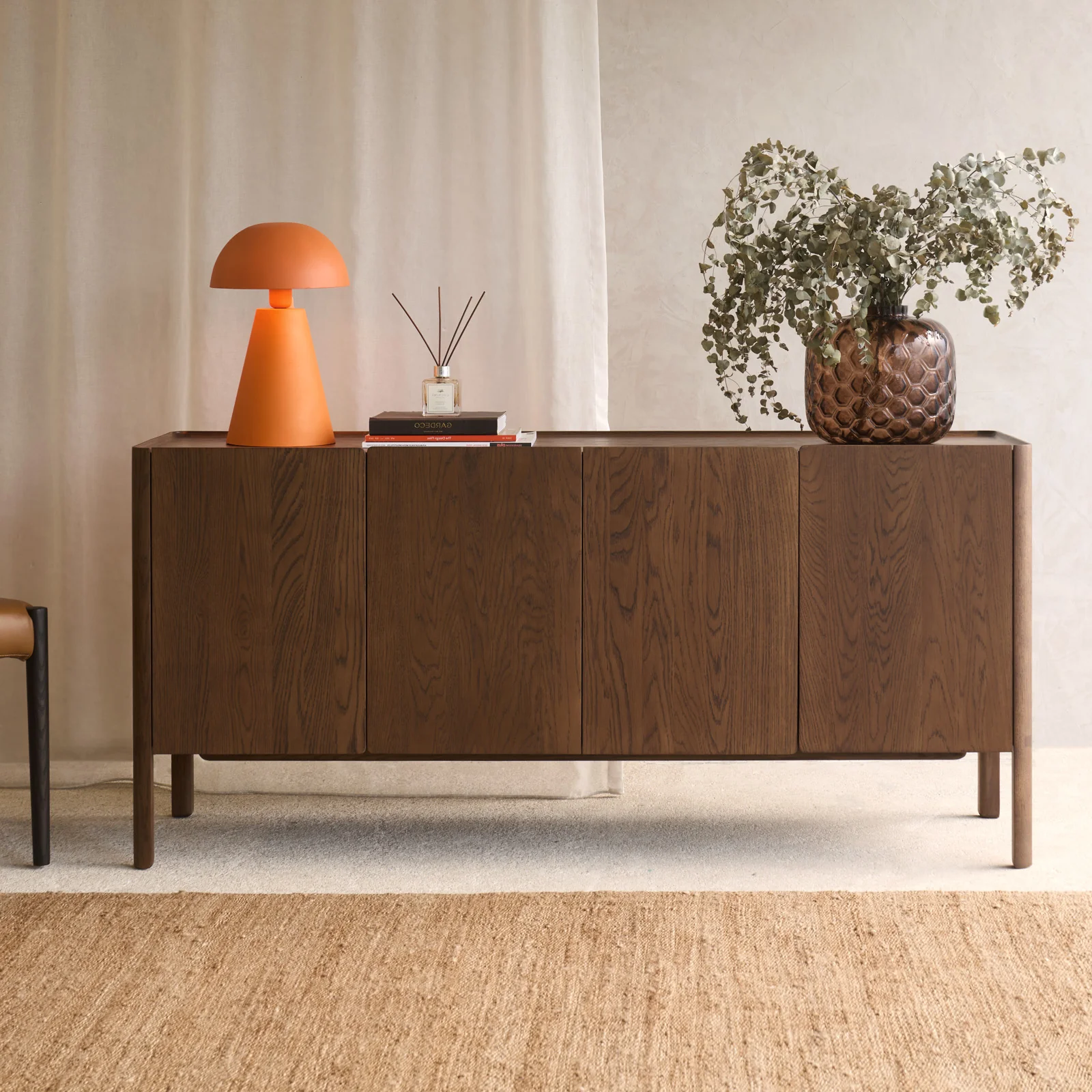 Original Design Nell Sideboard Latte Oak 160cm User-Friendly