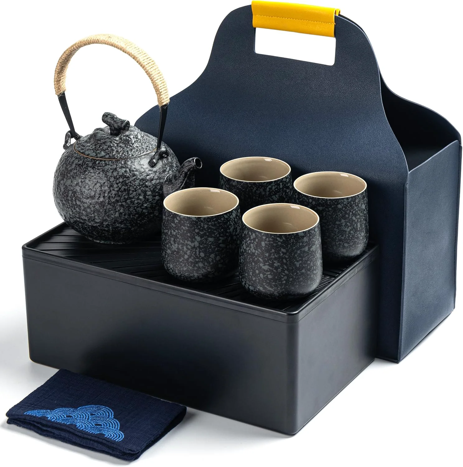 Prestigious TEANAGOO Japanese Tea Set Chinese Tea Sets Porcelain Japanese Tea Cups Chinese Gongfu Tea Set Asian Tea Set for Adults Japanese Teapot Set 1 Teapot 700ml 25oz 4 Tea Cups 205ml 7.2oz U2 Exceptional