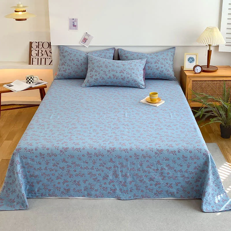Enhanced Cotton Gauze Pastoral Style Vintage Bedding Smart
