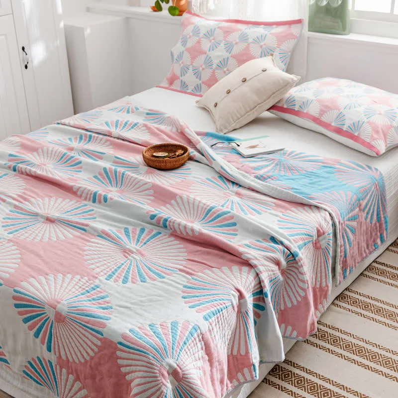 Easy-to-Use Bohemian Retro Art Pure Cotton Quilt Trusted