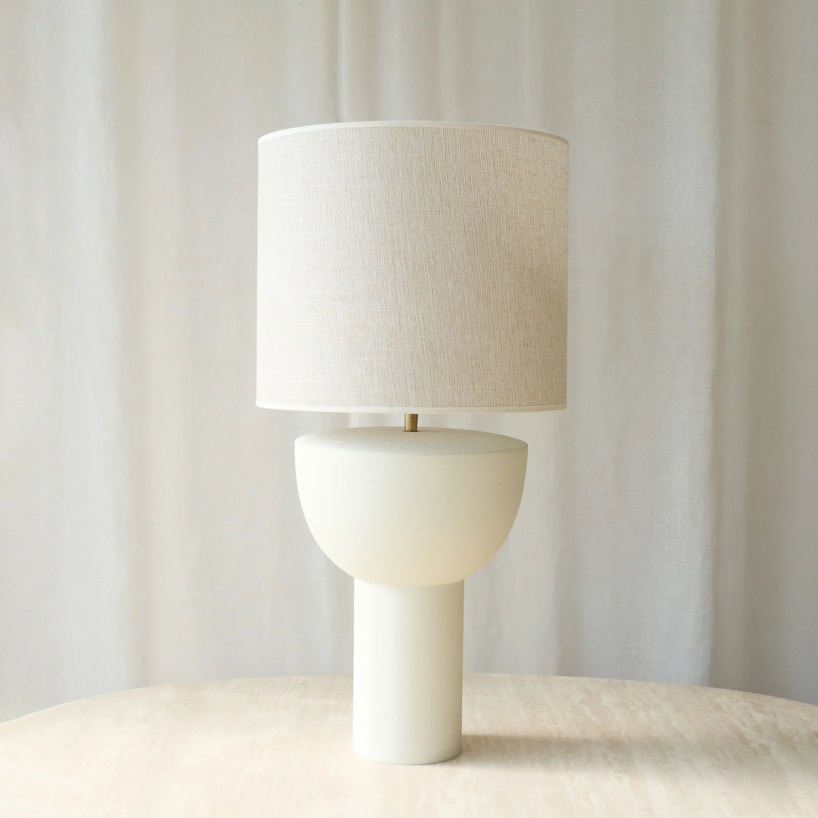Carefully Designed Ismara Table Lamp Cream 44cm Selected