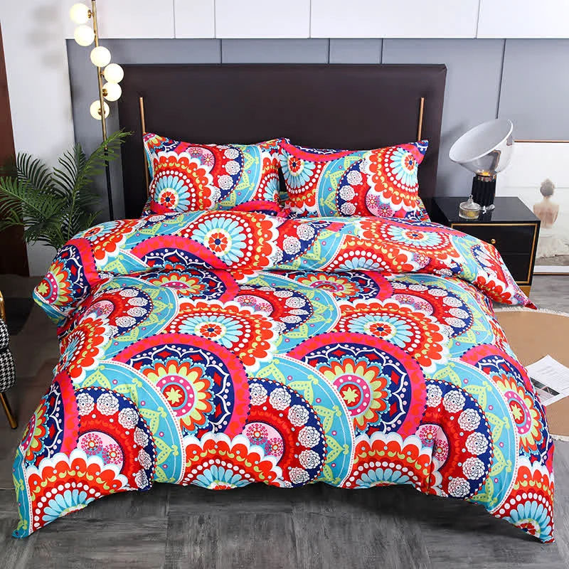 Sustainable Chic Boho Ethnic Style Bedding Set 3PCS First-Class