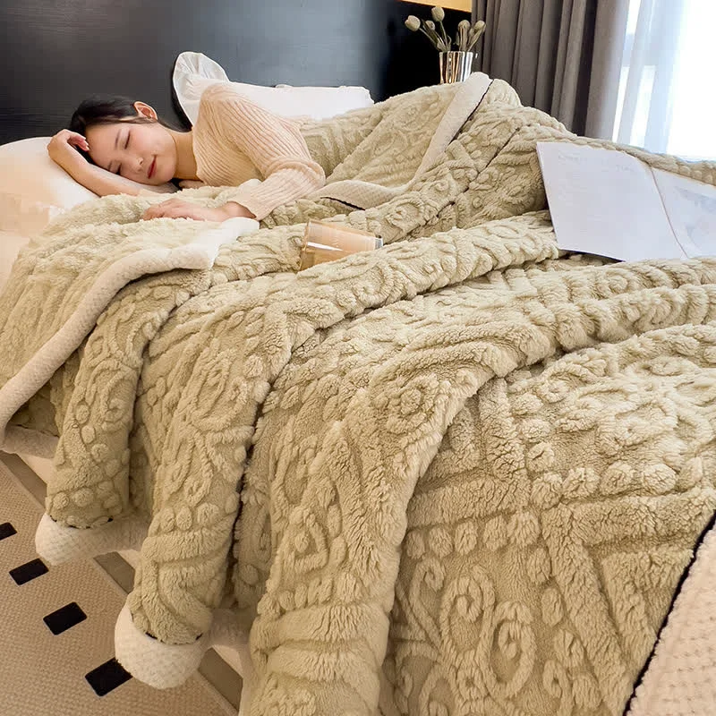 Trusted Double-sided Comfy Fluffy Fleece Blanket Easy-to-Use