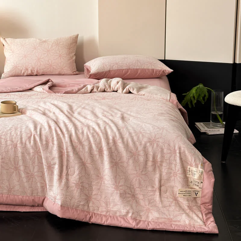 Reliable Jacquard Daisy Breathable Cotton Gauze Bedding Authentic