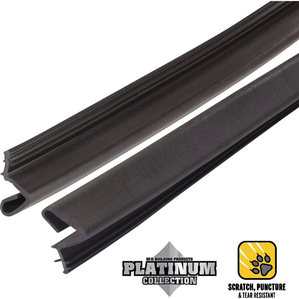 Powerful M-D 81 In. Brown Platinum Collection Door Weatherstrip Recyclable