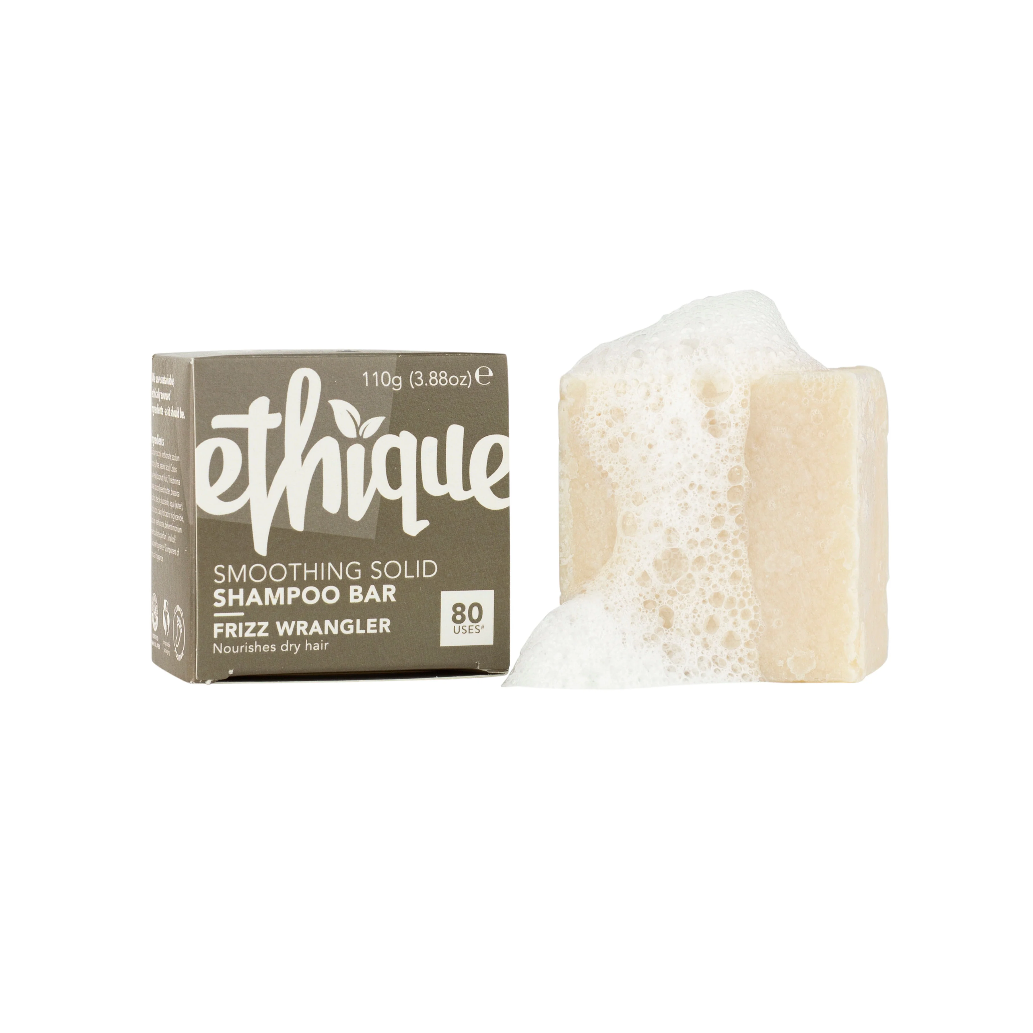 Traditional Ethique Frizz Wrangler Smoothing Shampoo Bar Green