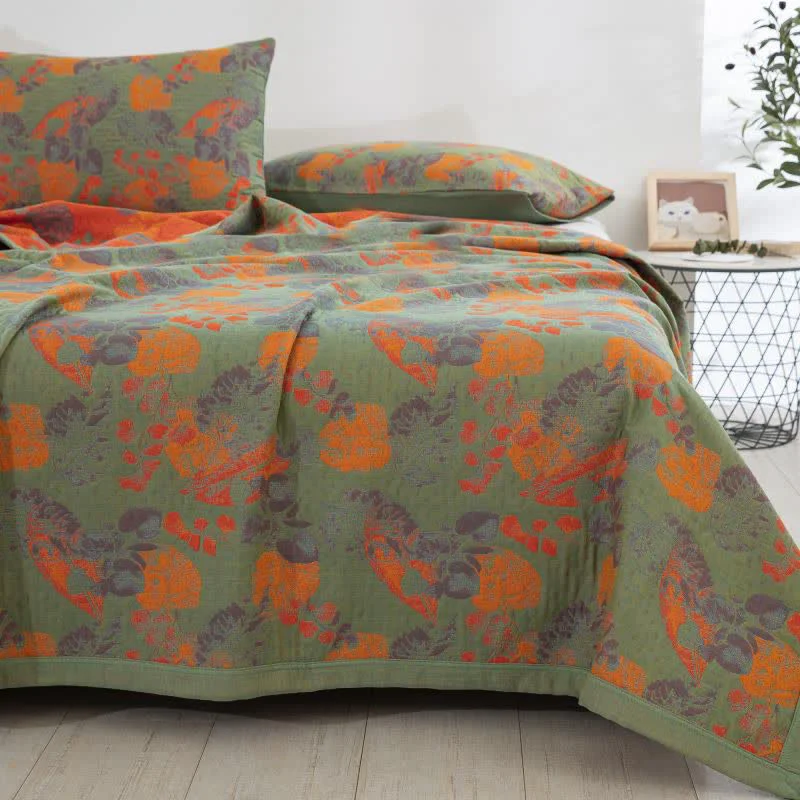 Relaxed Three Layers Cotton Gauze Multifunctional Quilt Smart