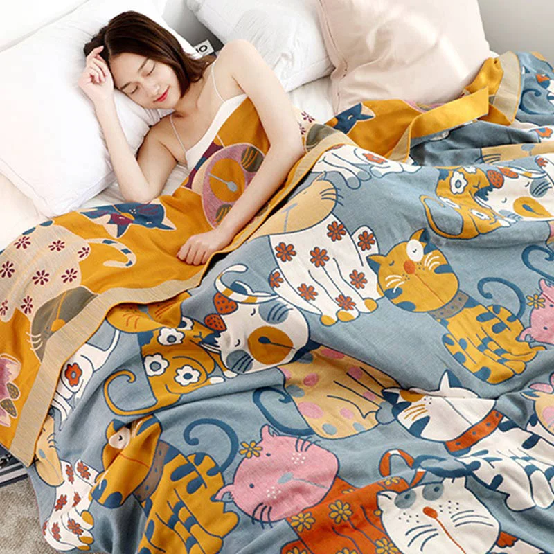 Innovative Ownkoti Cute Animal Cartoon Reversible Cotton Quilt Powerful