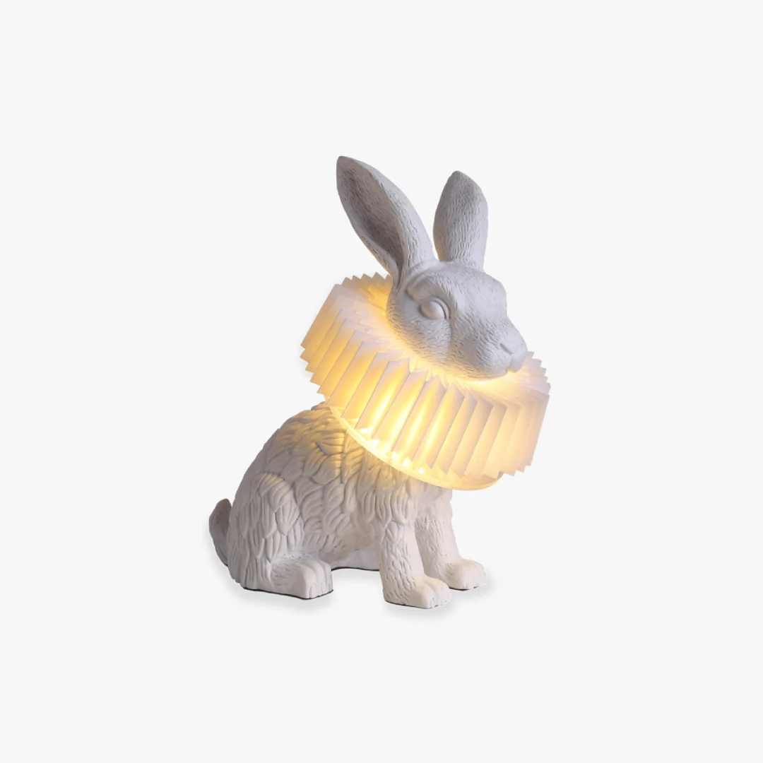 Certified Rabbit Resin table lamp Expertly Made