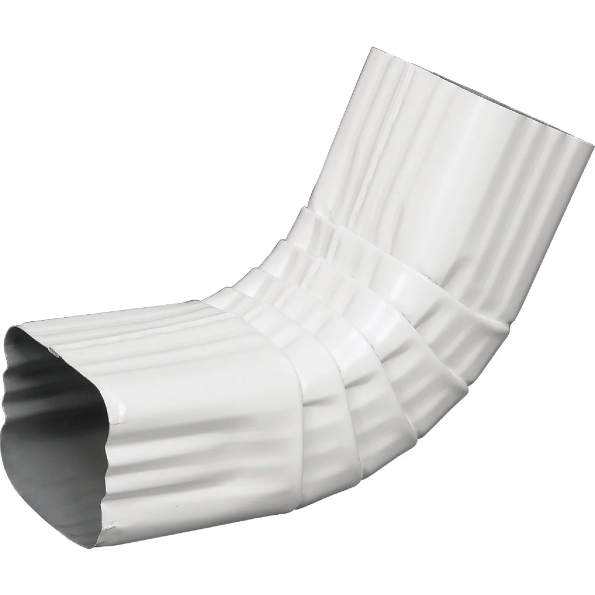 Reliable Amerimax 2 x 3 In. Galvanized White Front Downspout Elbow Advanced