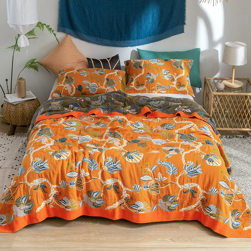 Minimalist Comfy Reversible Quilt Pattern Cotton Quilt Traditional