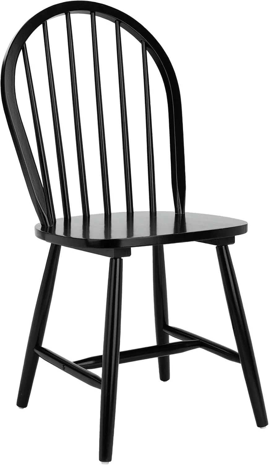 Functional Home Camden 18 Inch Black Farmhouse Dining Chairs Set Of 2 Prestigious
