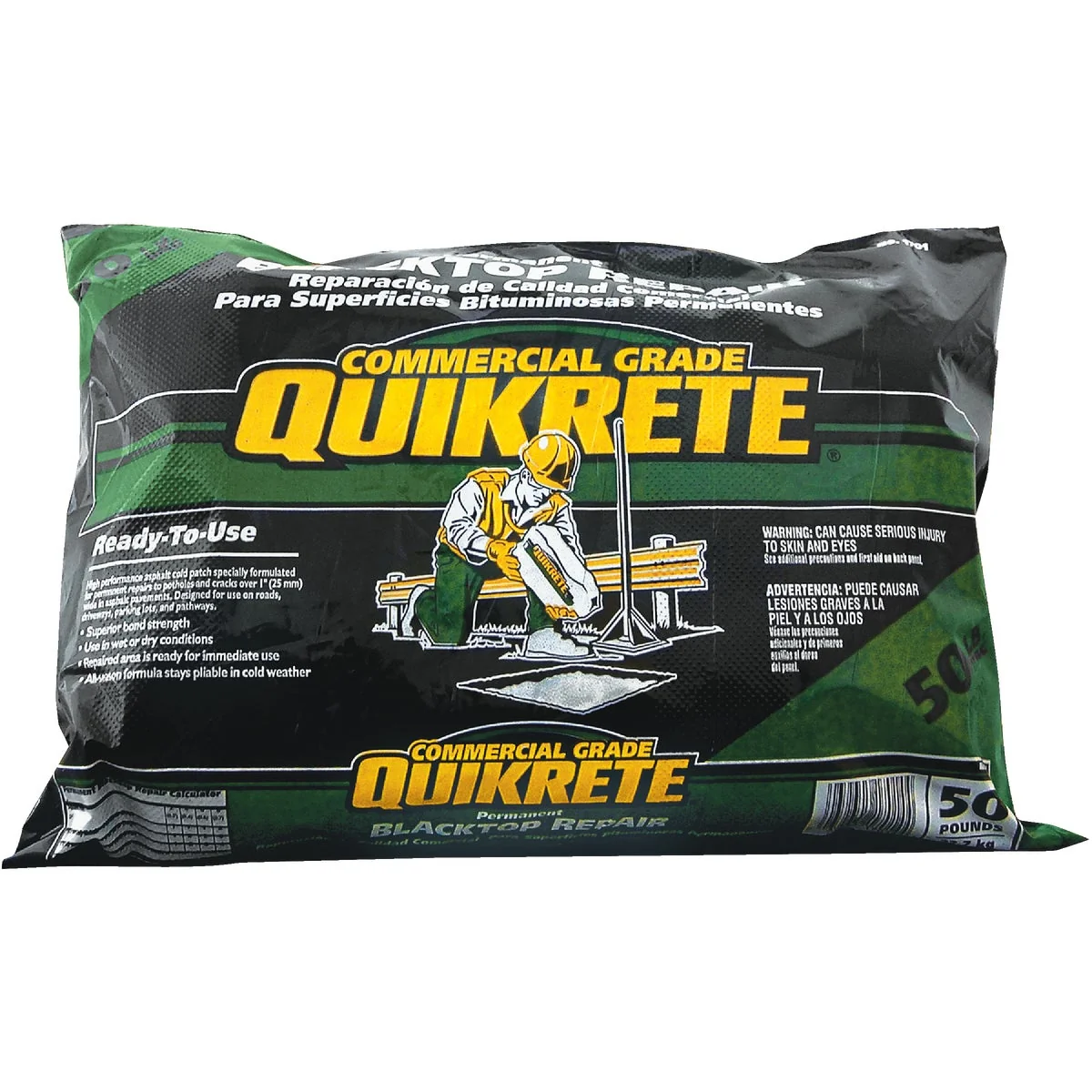 Comfortable Quickrete 50 Lb. Commercial Grade Permanent Asphalt Repair Patch Official
