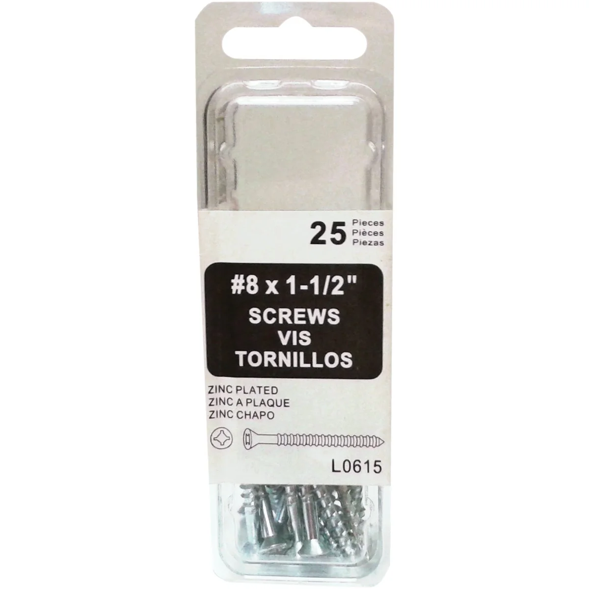 Secure Amerimax 1.5 In. Zinc Coated Galvanized Screw 25-Pack Excellent