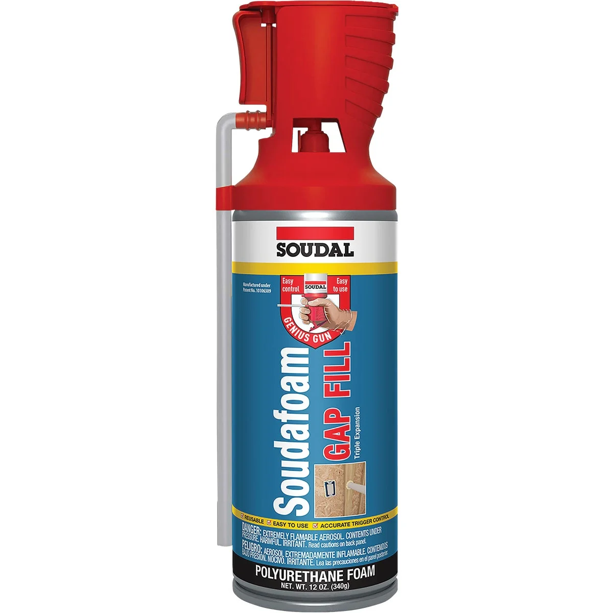 High-Grade Soudafoam 12 Oz. Triple Expansion GAP Fill Foam Sealant Fast