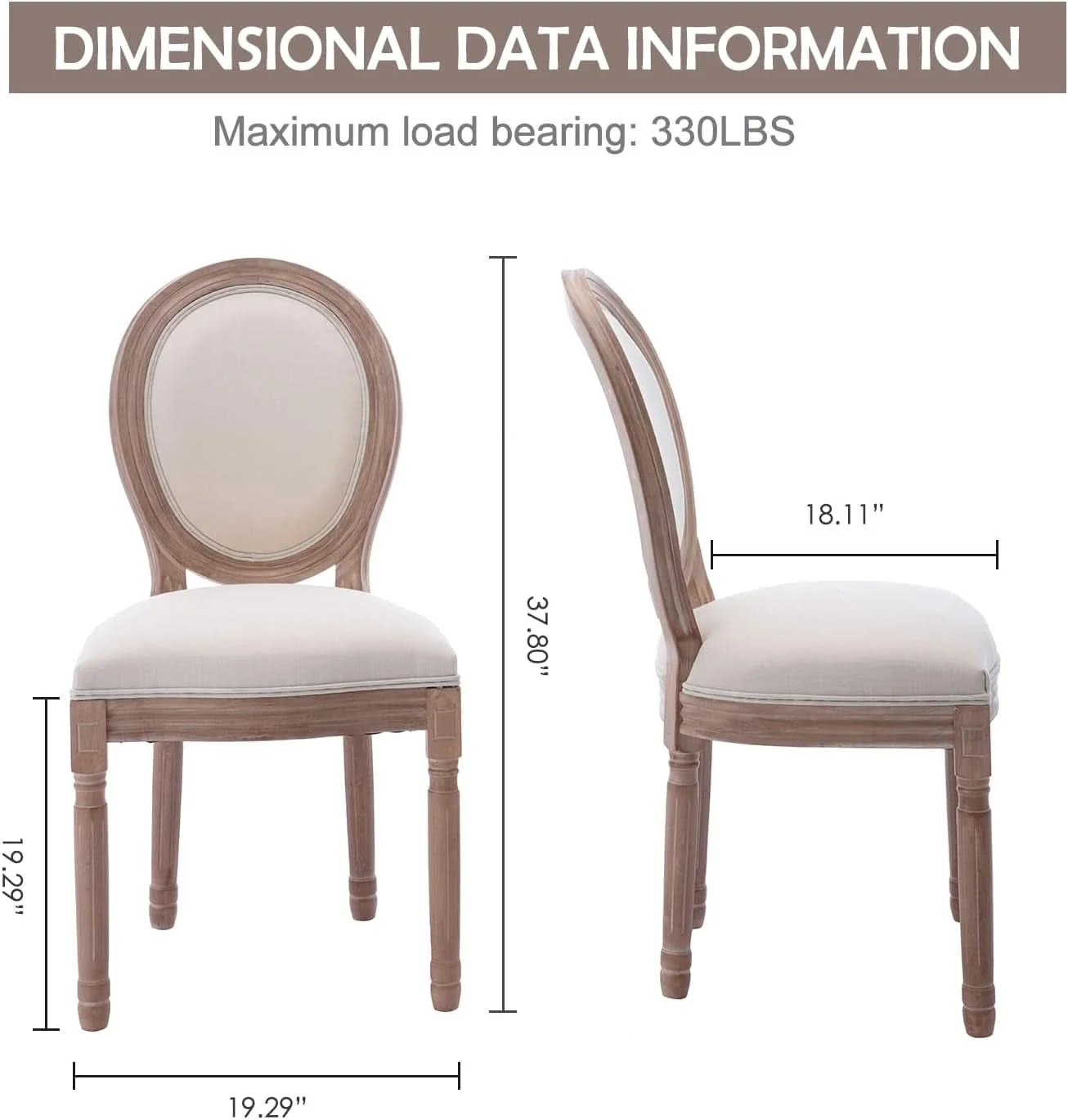 Secure French Country Dining Chairs Set Of 4 With Carved Solid Wood Frames Unique