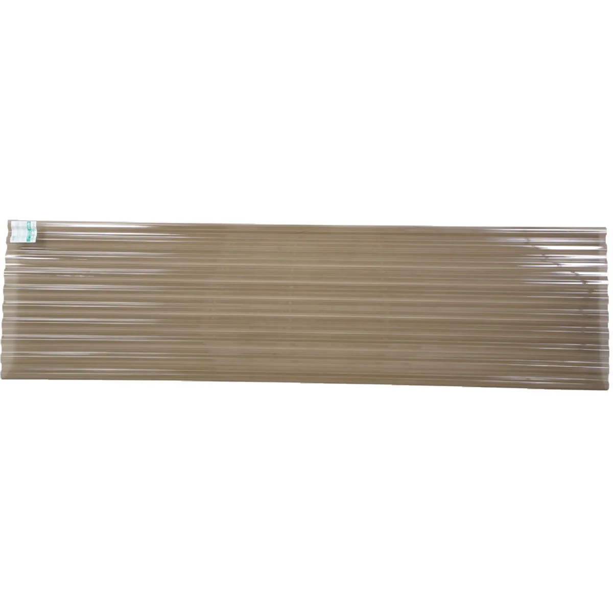 Smooth Tuftex PolyCarb 26 In. x 12 Ft. Smoke Square Wave Polycarbonate Panels Solid