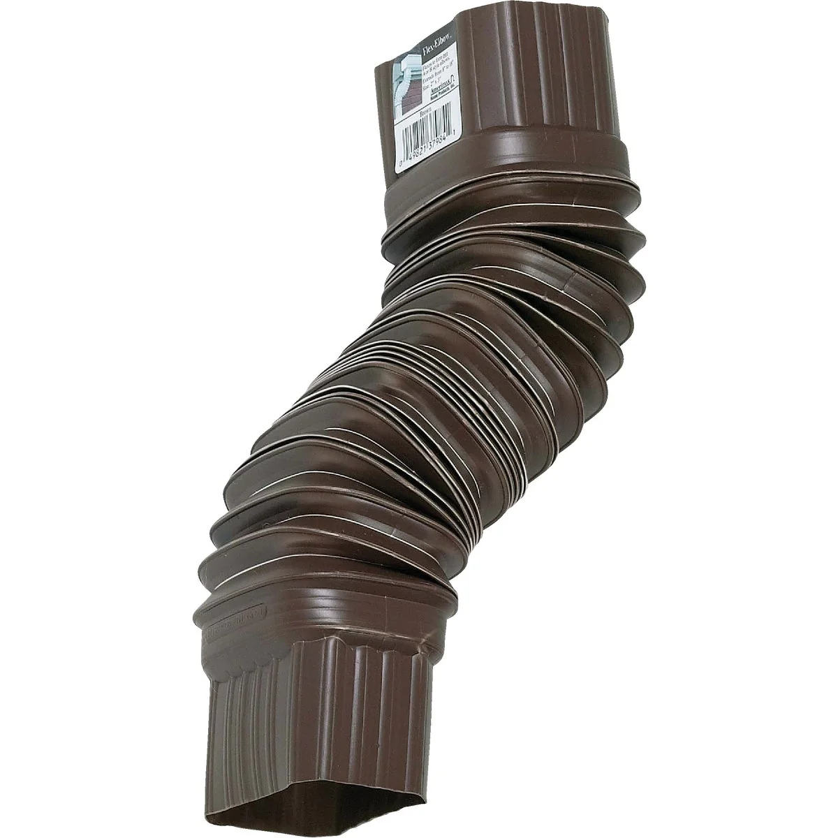 Unique Amerimax 2 x 3 In. Plastic Brown Front or Side Downspout Elbow Eco-Friendly