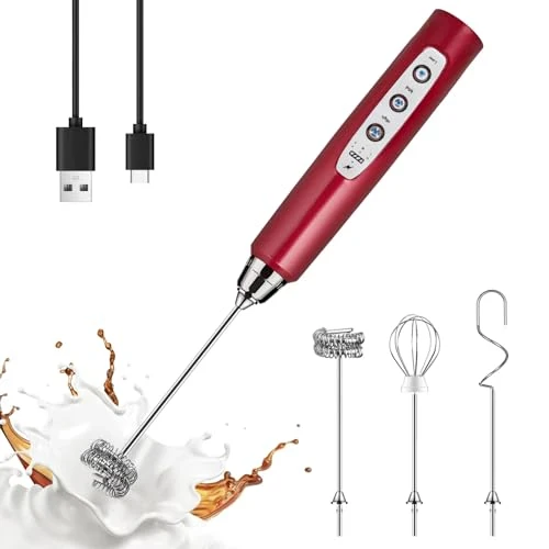 Casual Handheld Milk Frother Wand for Coffee Specialty