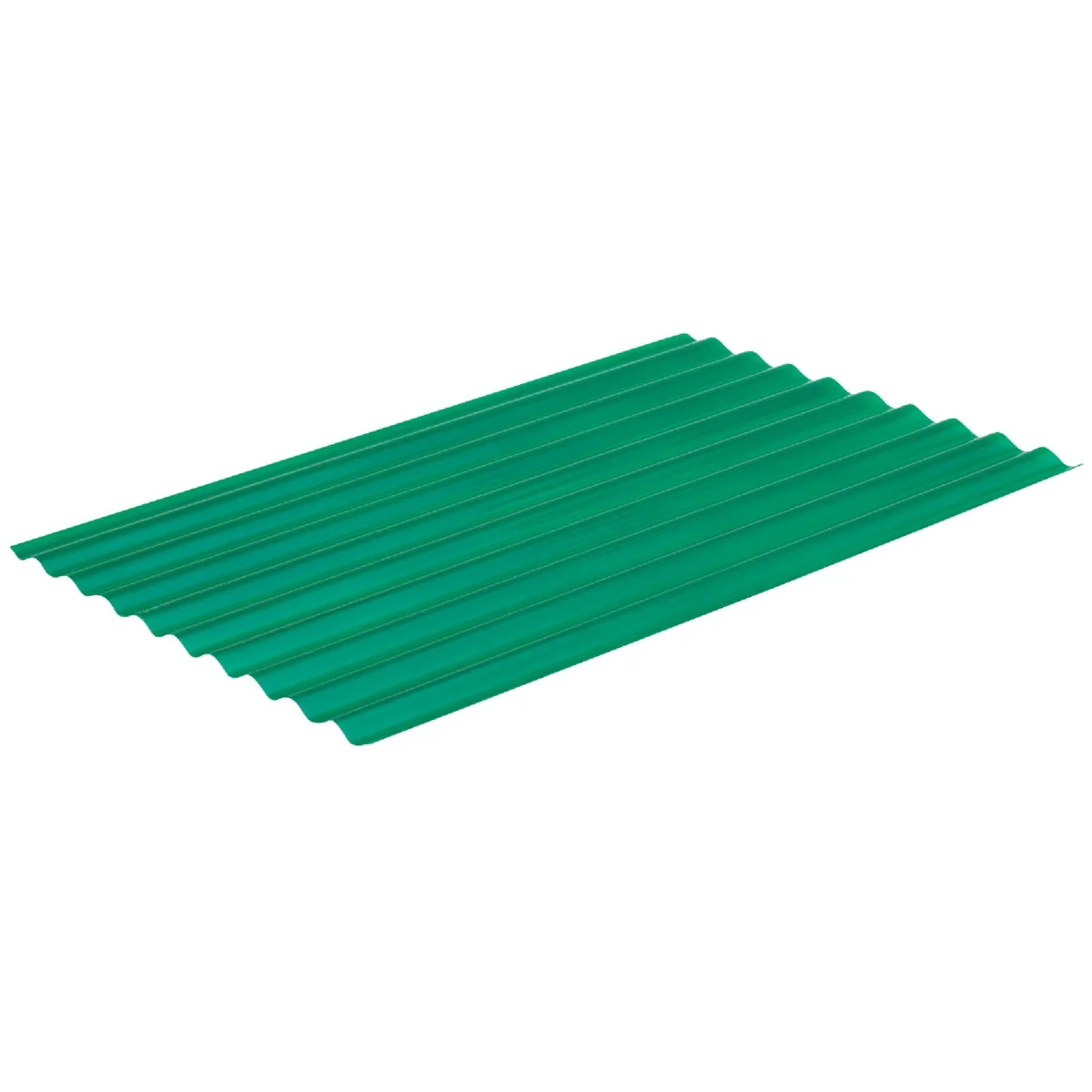 Fast Sequentia Super600 26 In. x 12 Ft. Green Round Fiberglass Corrugated Panels Long-Lasting