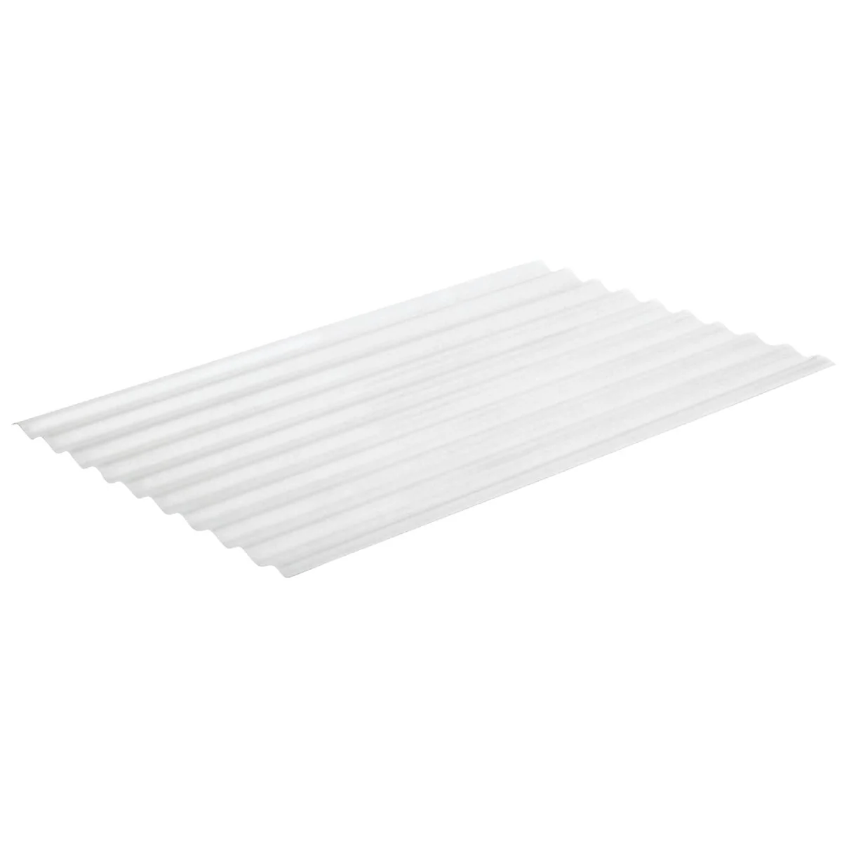 Powerful Sequentia Super600 26 In. x 8 Ft. White Round Fiberglass Corrugated Panels Trendy