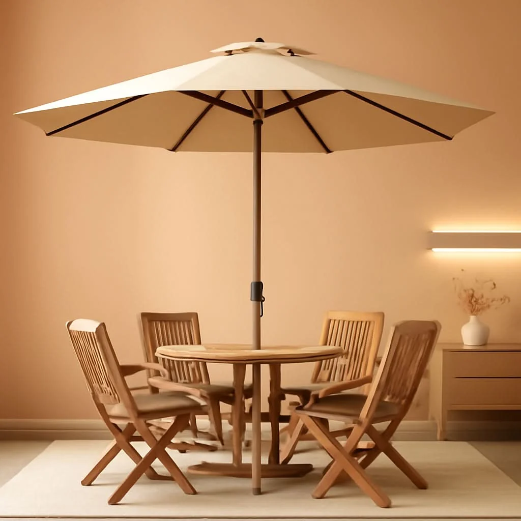 Quality 9 Foot Outdoor Patio Umbrella With Push Button Tilt Trendy