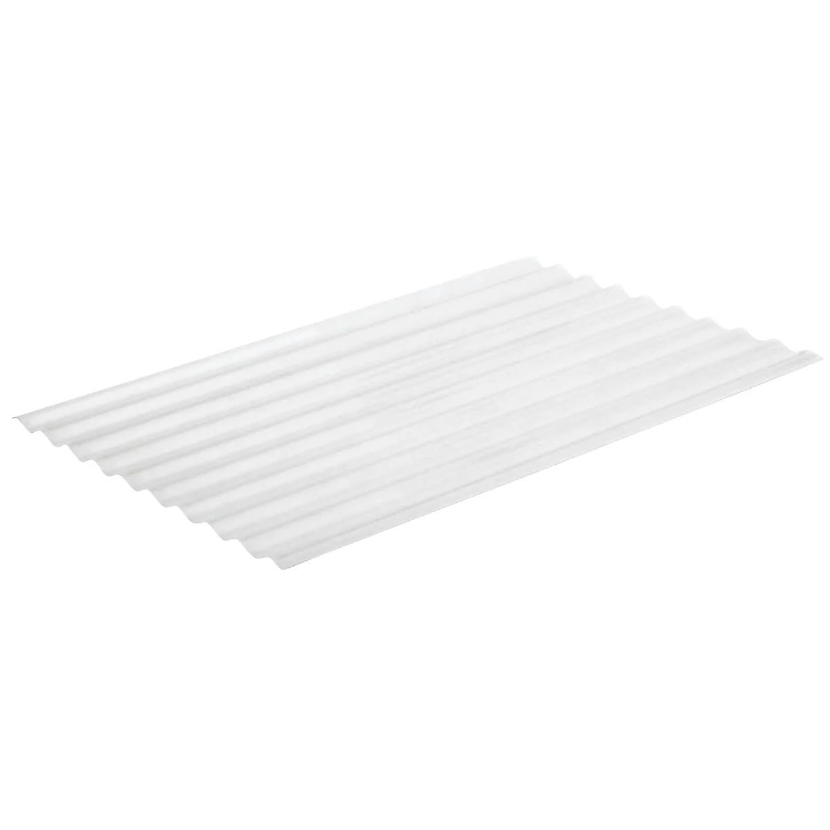 Consistent Sequentia Super600 26 Ft. In. x 10 Ft. White Round Fiberglass Corrugated Panels Dependable
