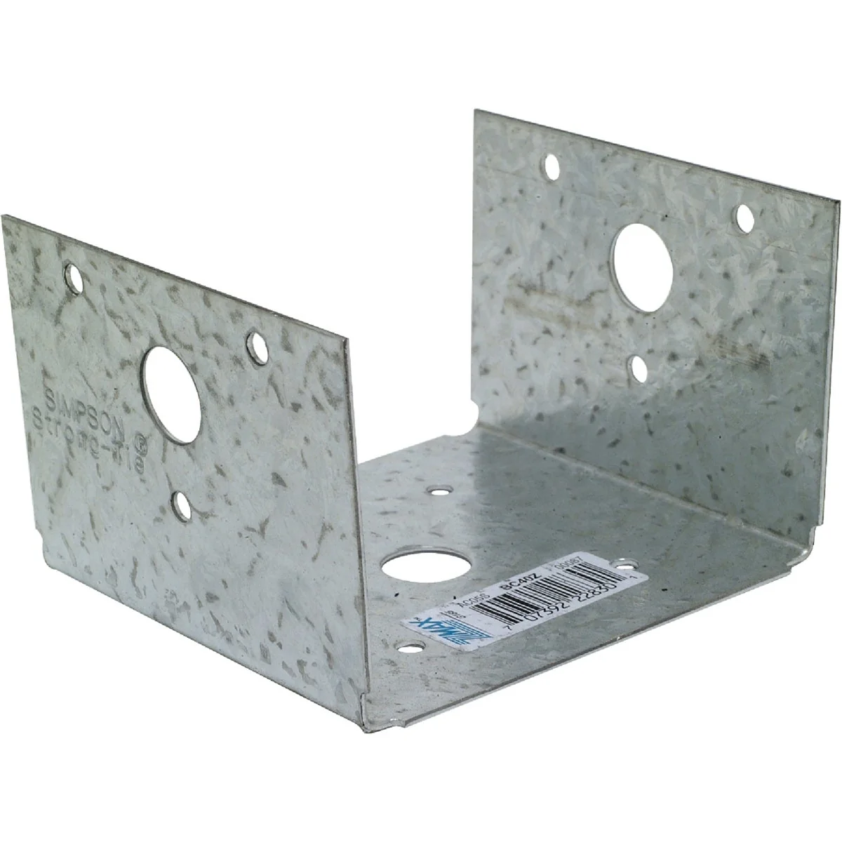 Luxury Simpson Strong-Tie 4 In. x 4 In. 18 ga Z-Max Post Cap Half Base Elite