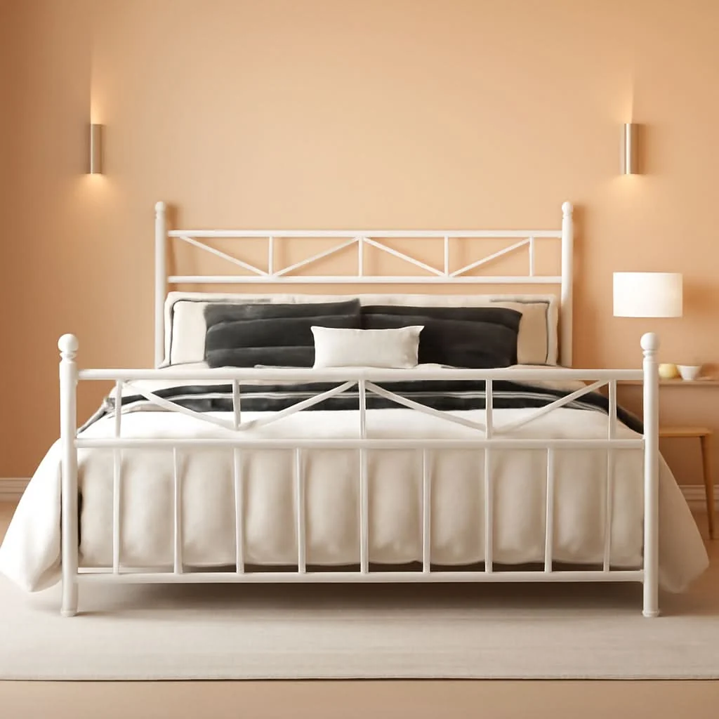Proven King Industrial Strength Bed Frame With Led Head board Powerful