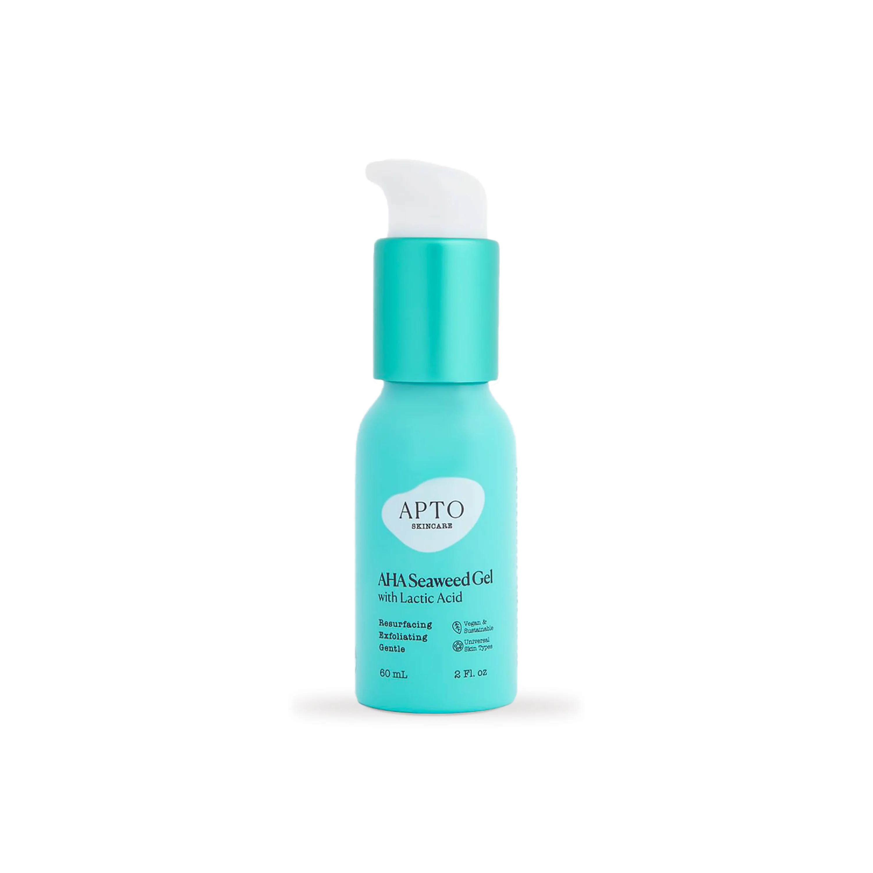 Elegant APTO Skincare AHA Seaweed Gel with Lactic Acid Resurfacing Deeply Exfoliating Formula Certified