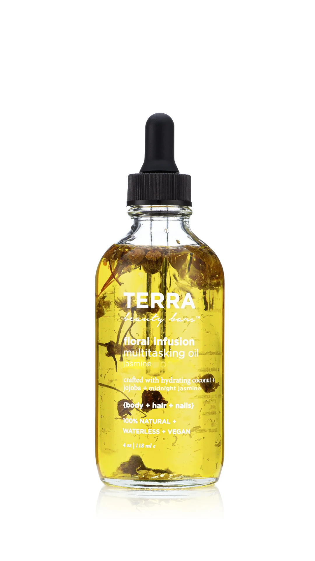 Effective Terra Beauty Bars Floral Infusion Multitasking Oil for Body Hair Minimalist
