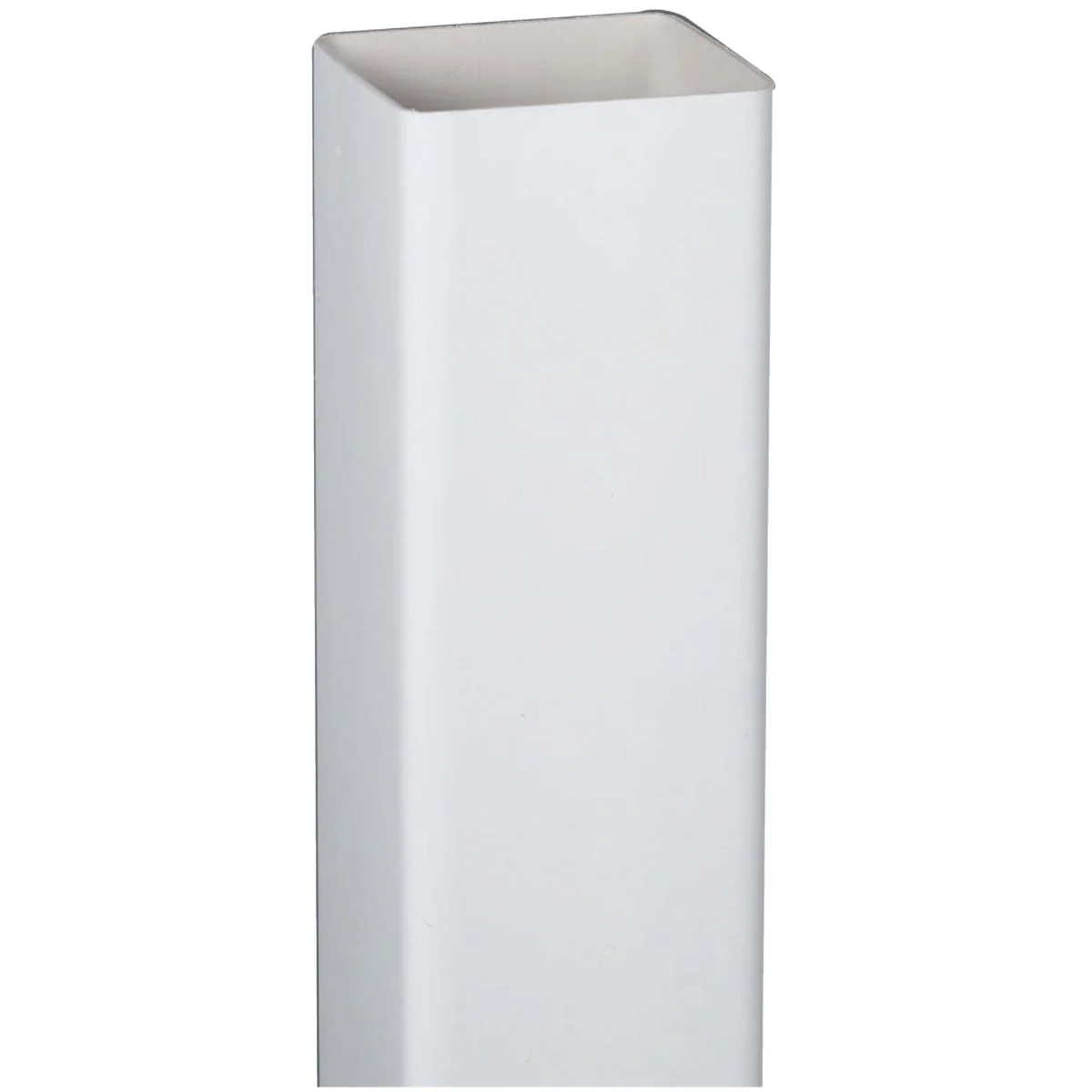 Lightweight Amerimax 2 In. Square x 10 Ft. White Vinyl Downspout Efficient