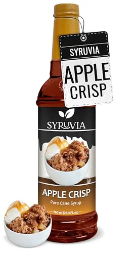 Pure Coffee Syrup Apple Crisp Flavored Syrup for Drinks 25.4 Fl Oz Optimized