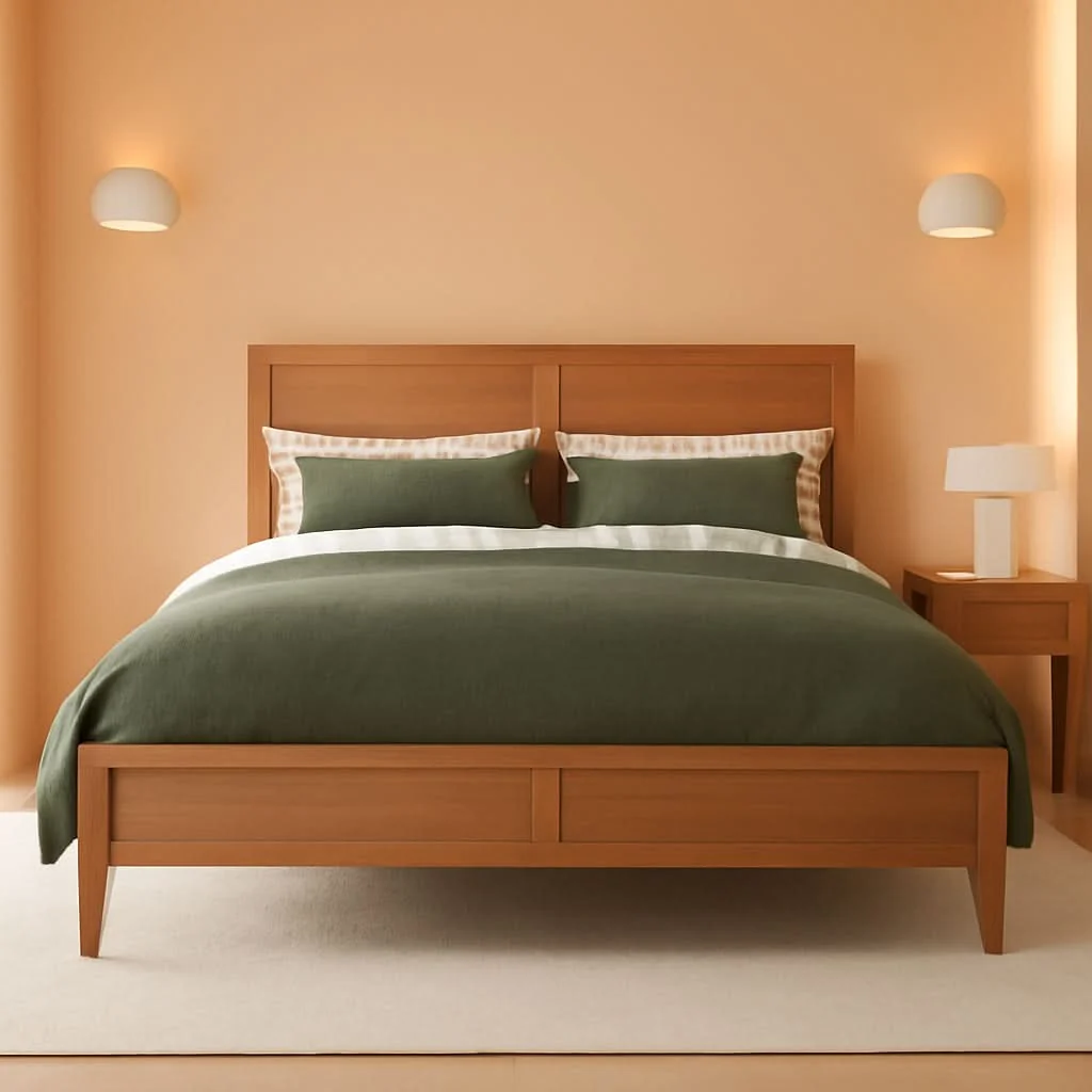 Fast Premium Distressed Solid Wood FullSize Platform Bed Exceptional