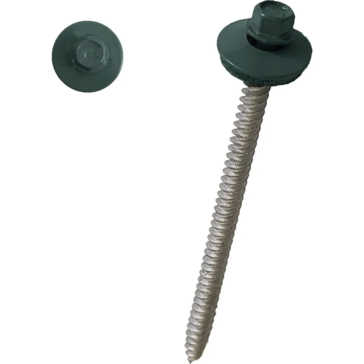 Environmentally Friendly Ondura Premium 3 9 Powder Coated Green Roofing Fastener Clean