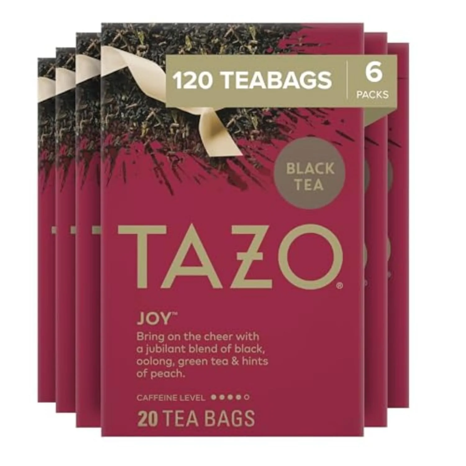 Efficient Tazo Joy Limited Edition Seasonal Black Tea Blend Tea Bags 120 Total Bags 20ct – Pack of 6 High-Grade