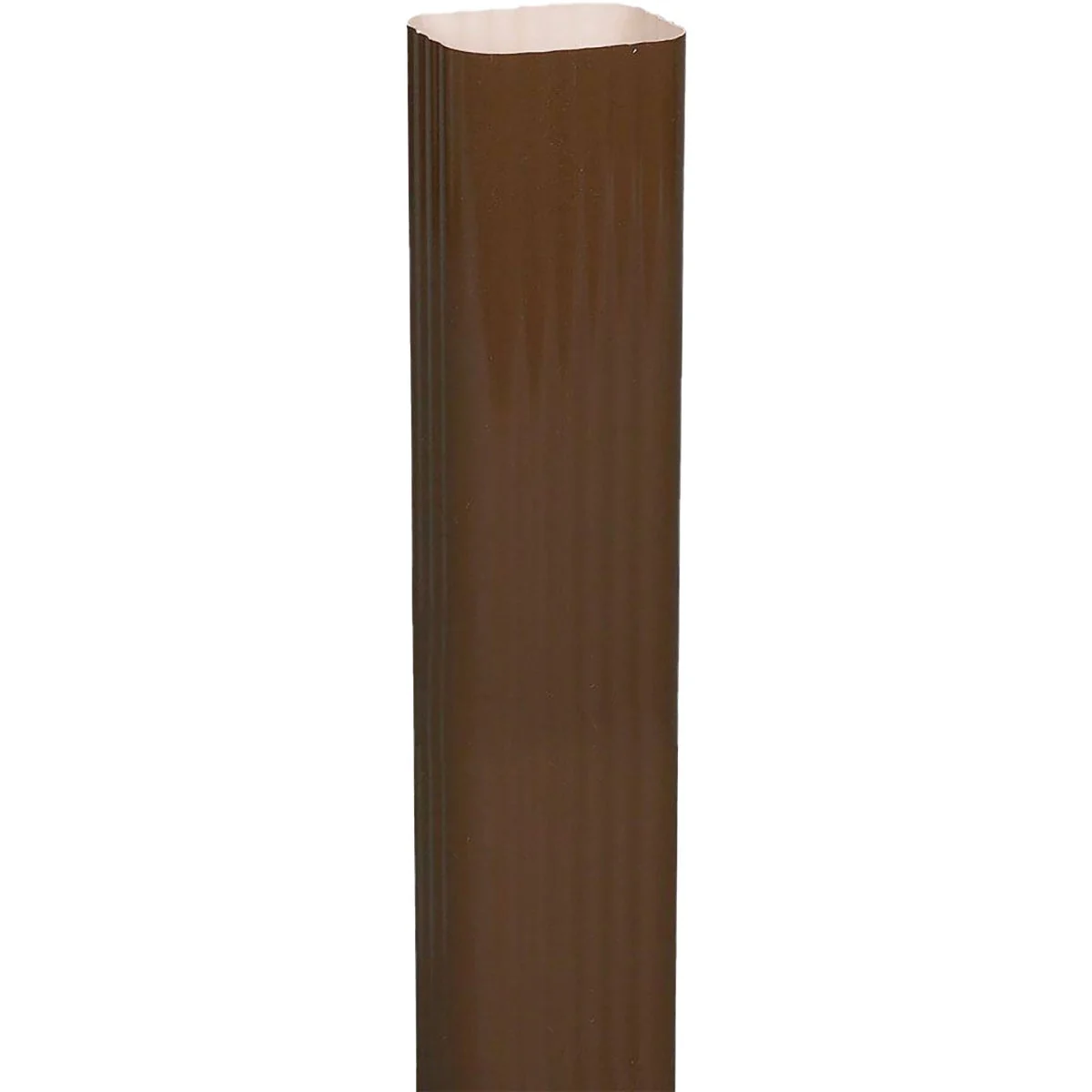 Premium Spectra Metals 3 In. x 4 In. x 15 In. K-Style Brown Aluminum Downspout Extension Classic