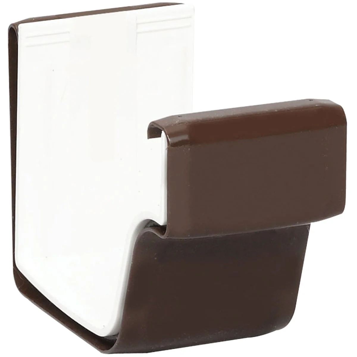Luxury Amerimax 5 In. Traditional K-Style Brown Vinyl Gutter Slip Joint Connector Specialty