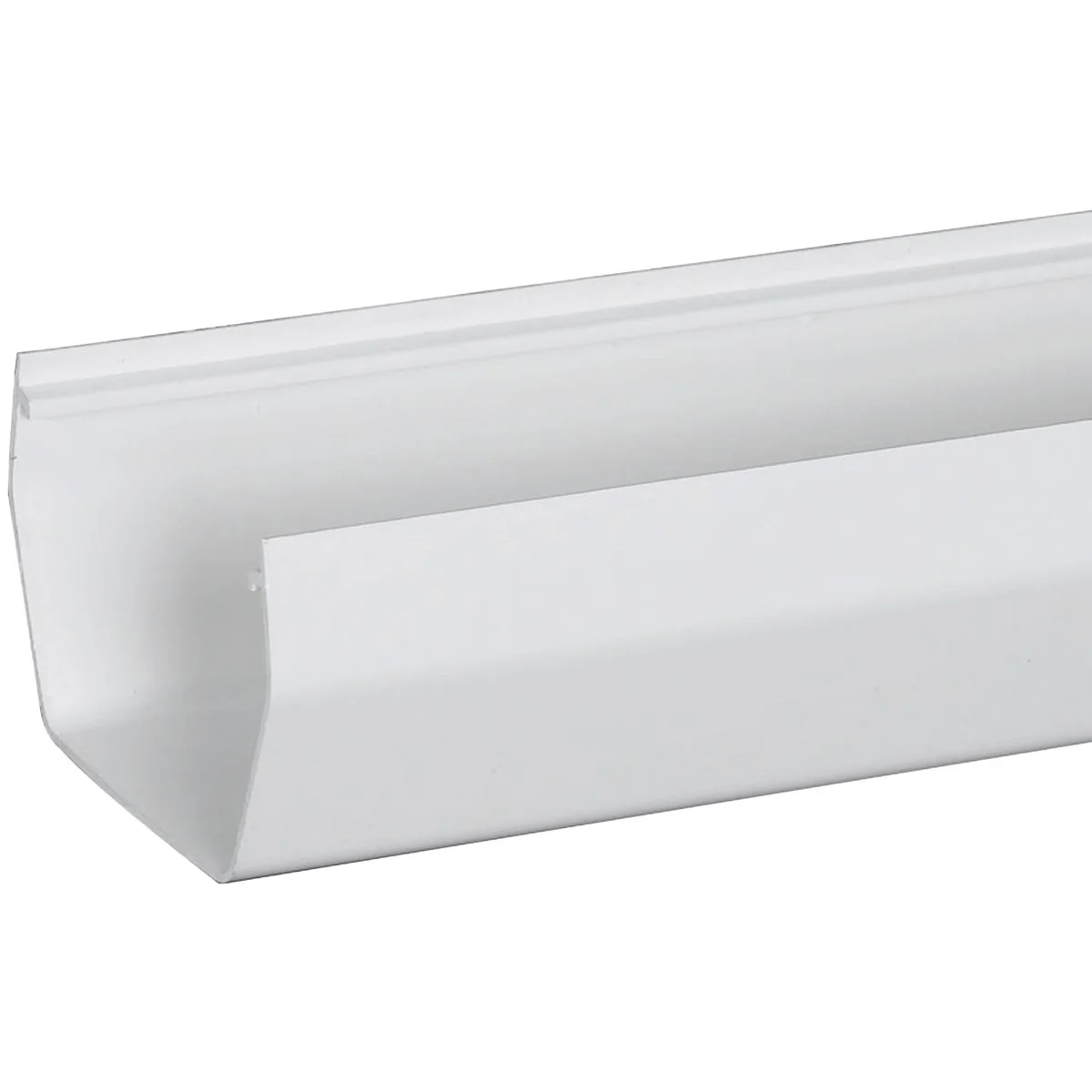 World-Class Amerimax 5 In. Contemporary White Vinyl Gutter 10 Ft. Powerful