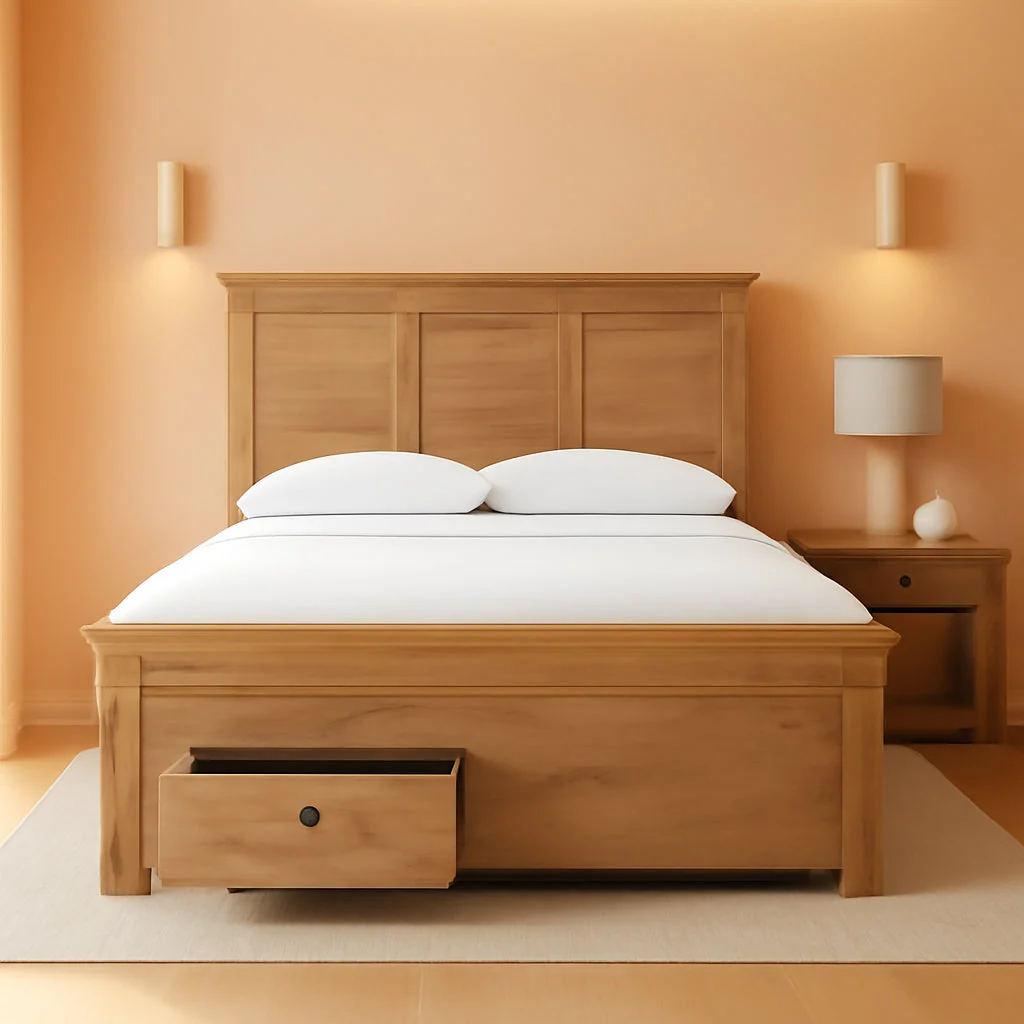 Clean Signature Ashley Fenderport Full Platform Bed Drawers High-Quality