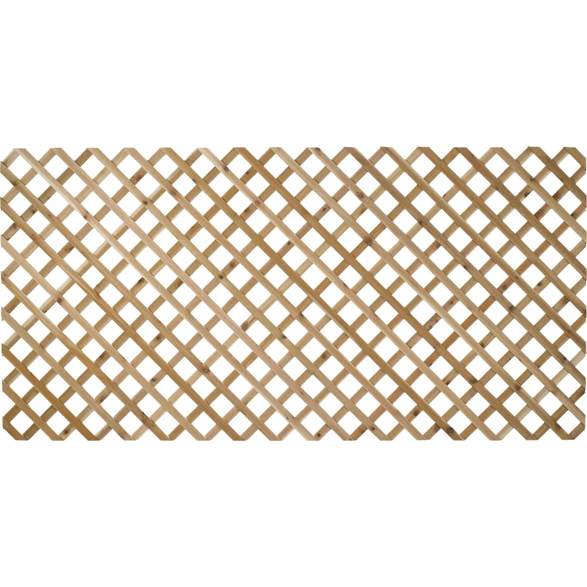 Original Design Wood Products 4 Ft. W. x 8 Ft. L. x 1 2 In. Thick Natural Cedar Lattice Panel Recyclable
