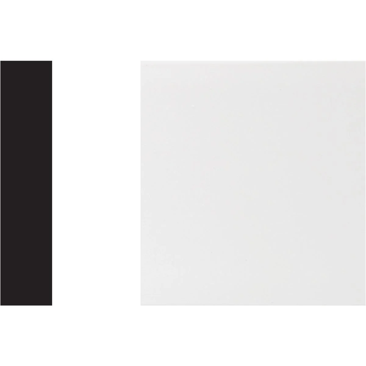 Elegant Royal Trimplank 1 In. x 4 In. x 8 Ft. White PVC Board Secure