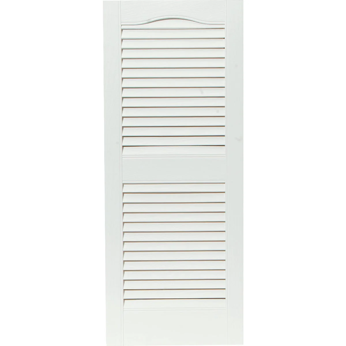 Elite Builders Edge 15 In. x 36 In. Vinyl Louvered Shutter 2-Pack Convenient