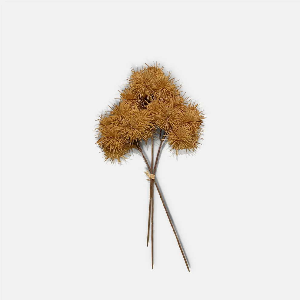 Efficient Marron Bunch Faux Plant Lightweight